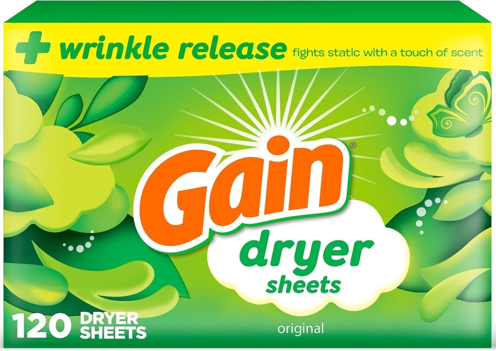 Dryer Sheets Plus Wrinkle Release, Scent, 120 Count