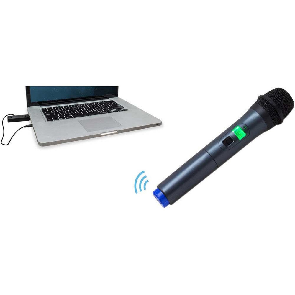 Technical Pro WMU99 Wireless Handheld UHF Microphone with USB Powered Receiver,