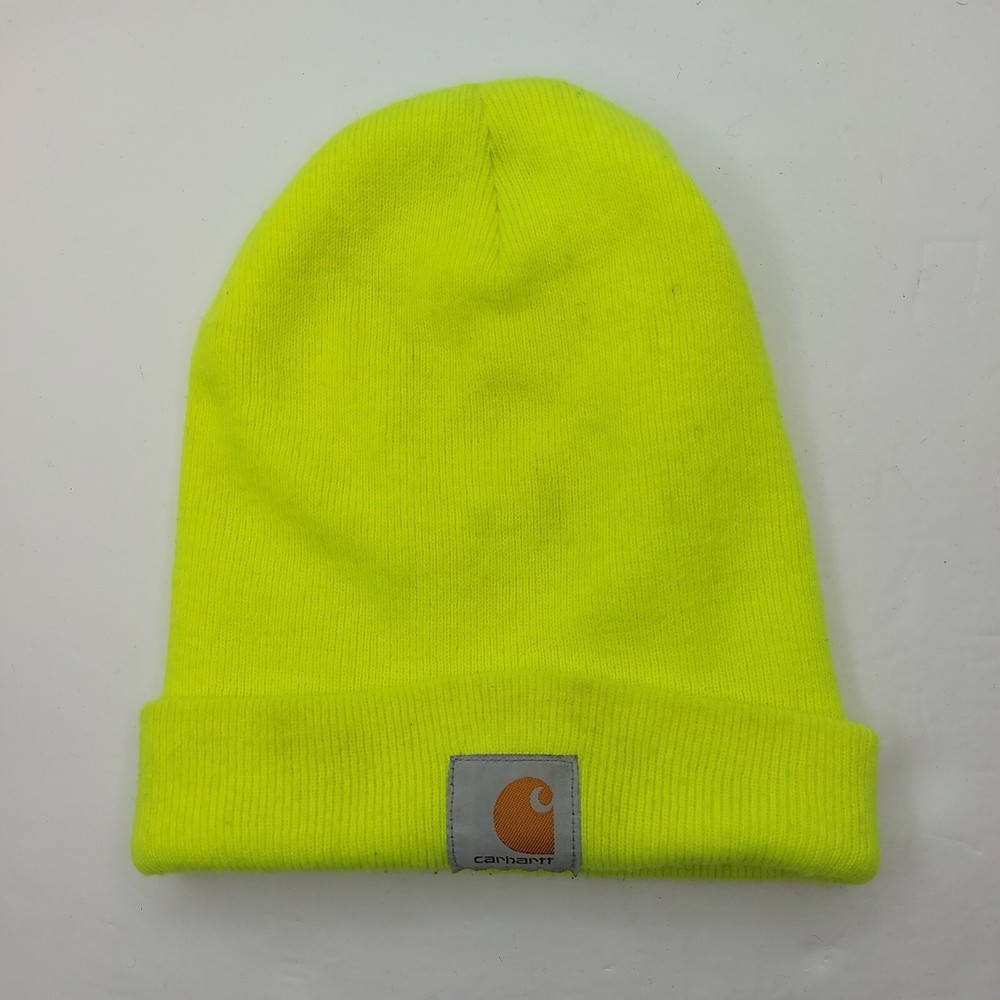 Carhartt Knit Beanie Hat Cap Bright Chartreuse