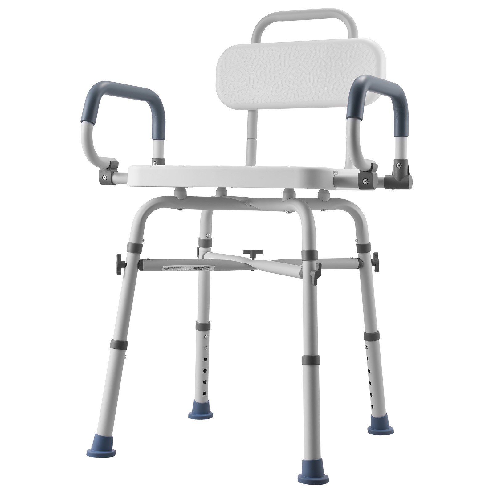 Uimoso Swivel Shower Chair with Arms and Back, Heavy Duty