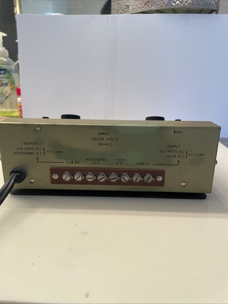 Vintage MRC Electronics Train Master Twinpak Transformer Model D-2000 -Working!