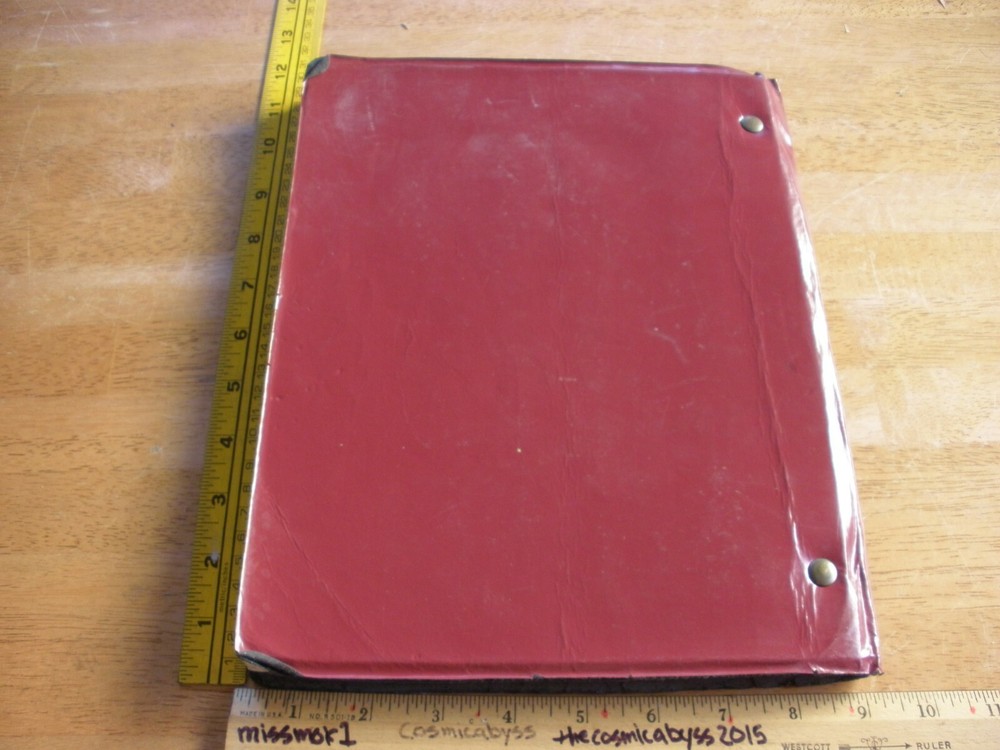 1970s James Duff Home Front ORiginal script with notes drawings