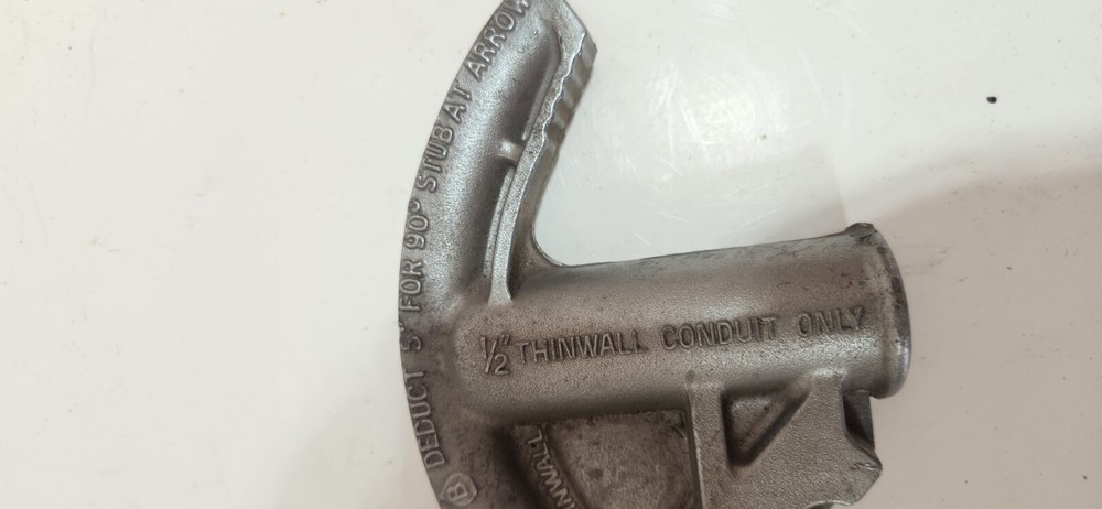 Gardner No 930 Pipe/Conduit Bender 1/2" Thinwall