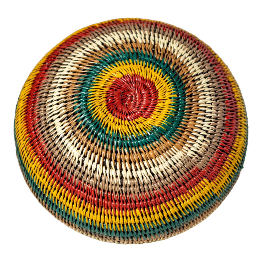 Rainbow Colors Basket With Top