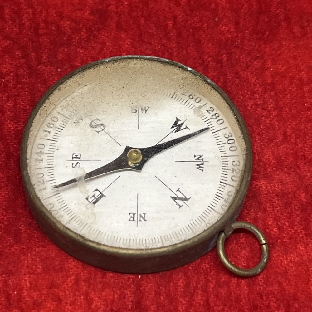 VINTAGE COMPASS & MIRROR TOOL (k4)