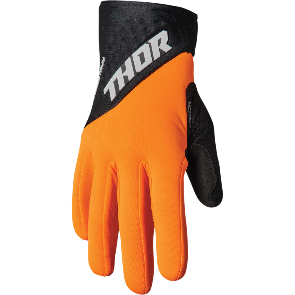 Thor Spectrum Cold Gloves - Orange/Black | Medium
