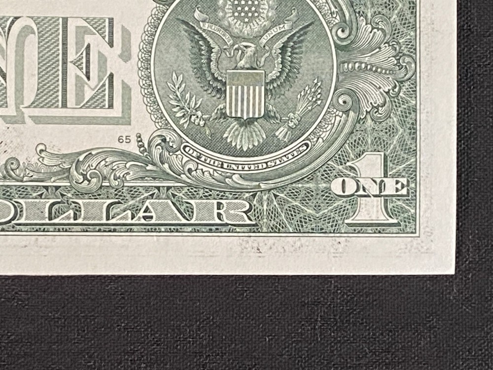 2021 - $1 - Binary Ink Transfer K94949944 - UNC