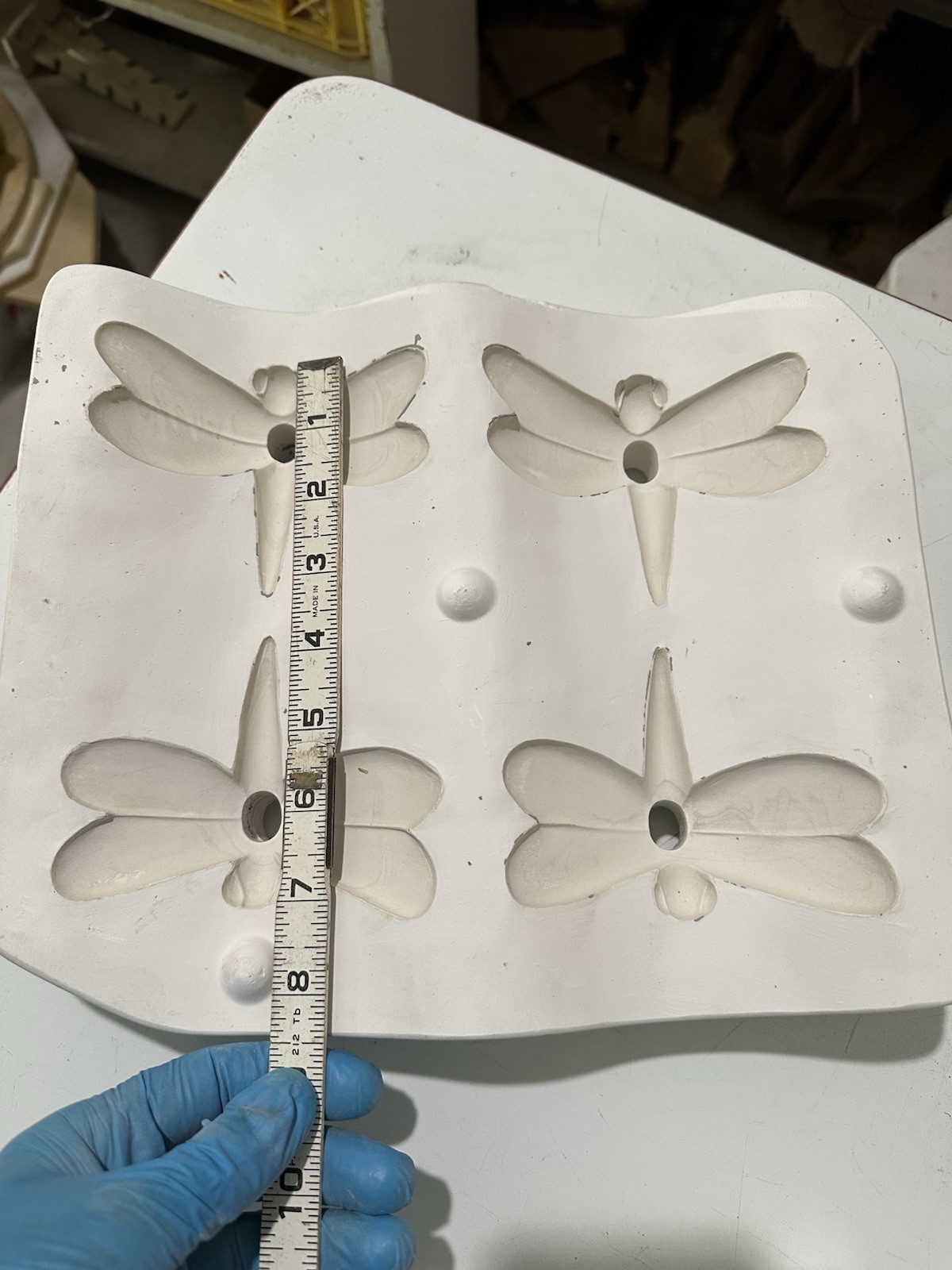 Clay Magic Inc 4119 Four Pack Dragonfly 2019 Ceramic Slip Mold