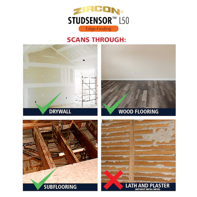 Zircon L50 Studsensor Stud Finder GP3113863