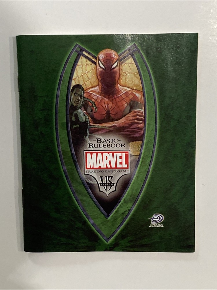 Spider-Man Vs. Doc Ock Basic Rulebook TCG CCG Marvel VS. System UDE