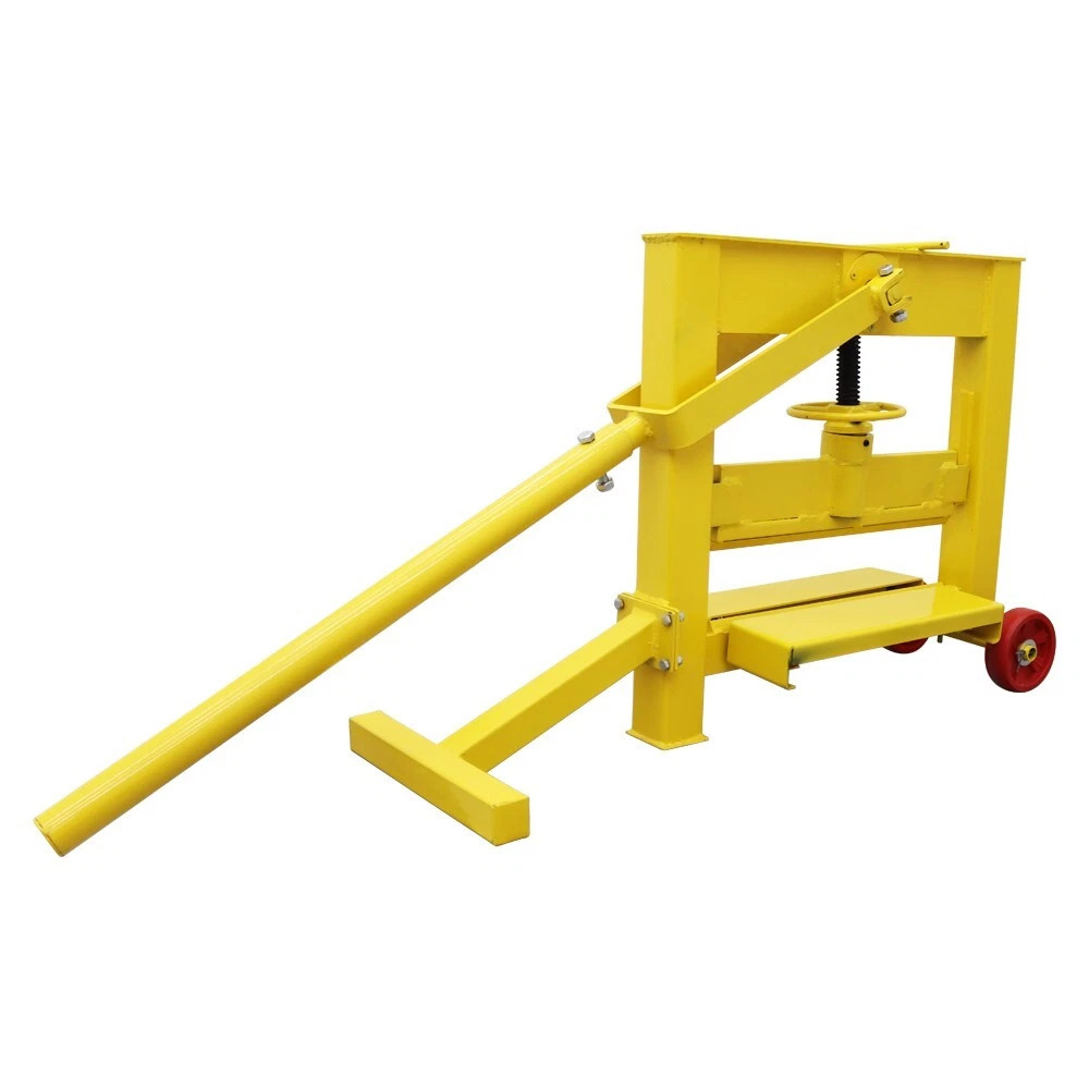 Manual Stone Brick Cutter with Wheels Paving Tool Block Splitter Cutting Machine