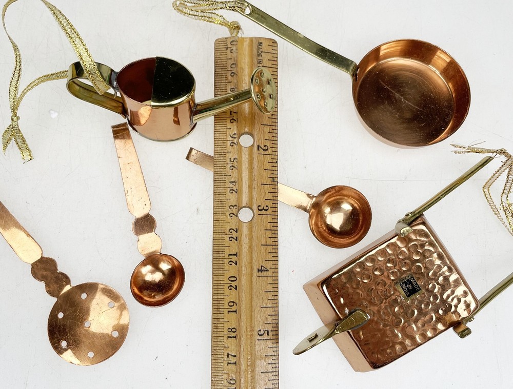 6 Piece Solid Copper Miniatures Old Dutch International