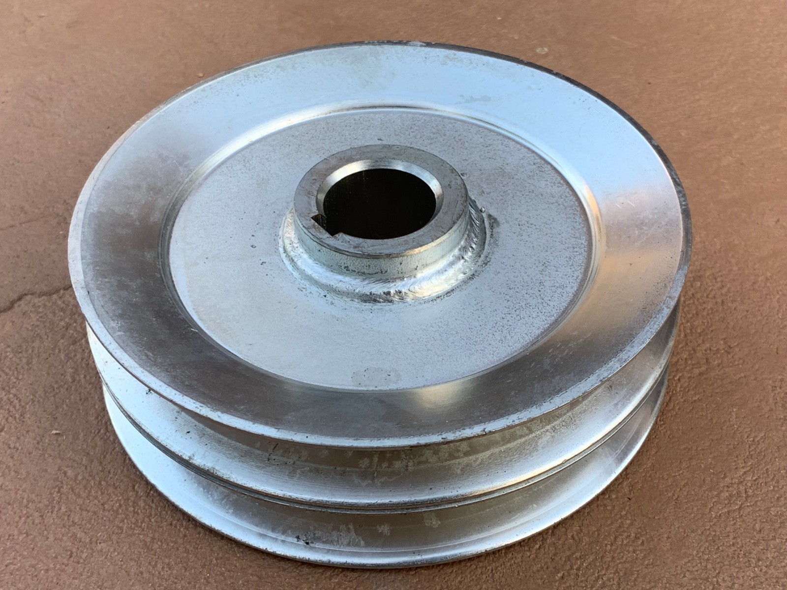 Caroni Finish Mower TC590N, TC710N 135mm Double belt Pulley w/ 25mm bore