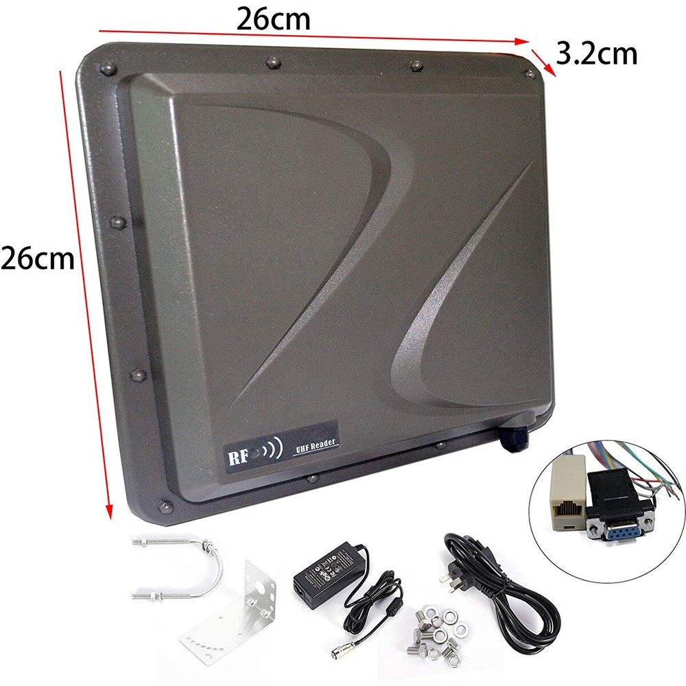 SR692 UHF RFID Reader Long Range IP67 RJ45 Network Output UHF Integrated Reader