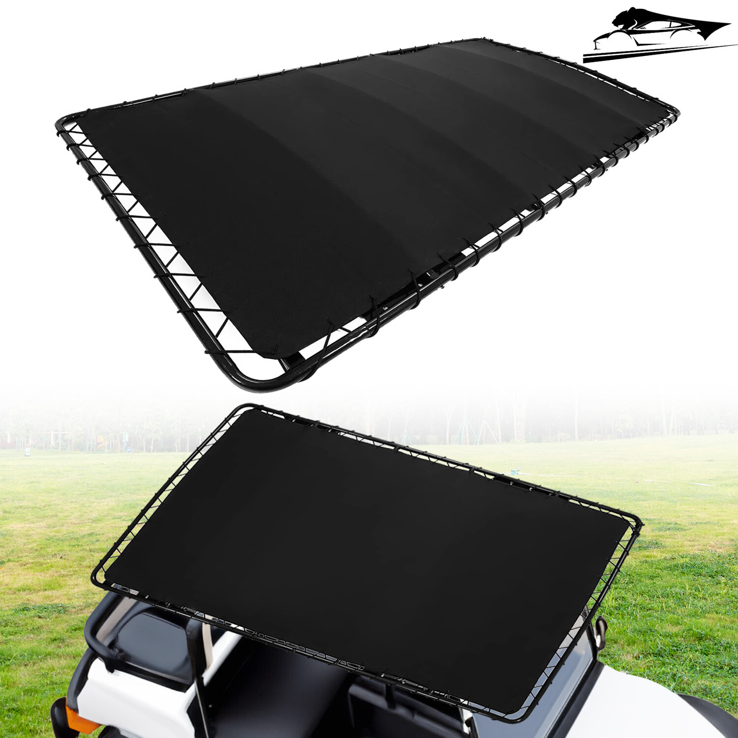 85" Golf Cart Roof Top Canopy For EZGO TXT Club Car Yamaha Extended 2-Seat