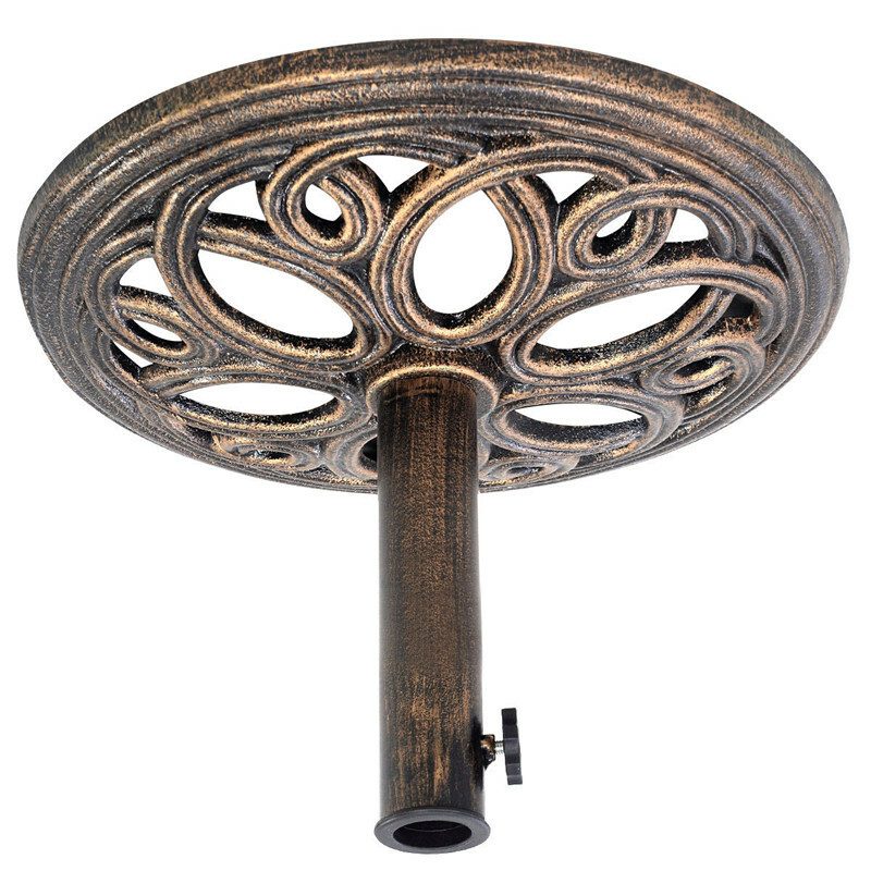 23 LBS Patio Outdoor Round Umbrella Base Stand Cast Iron
