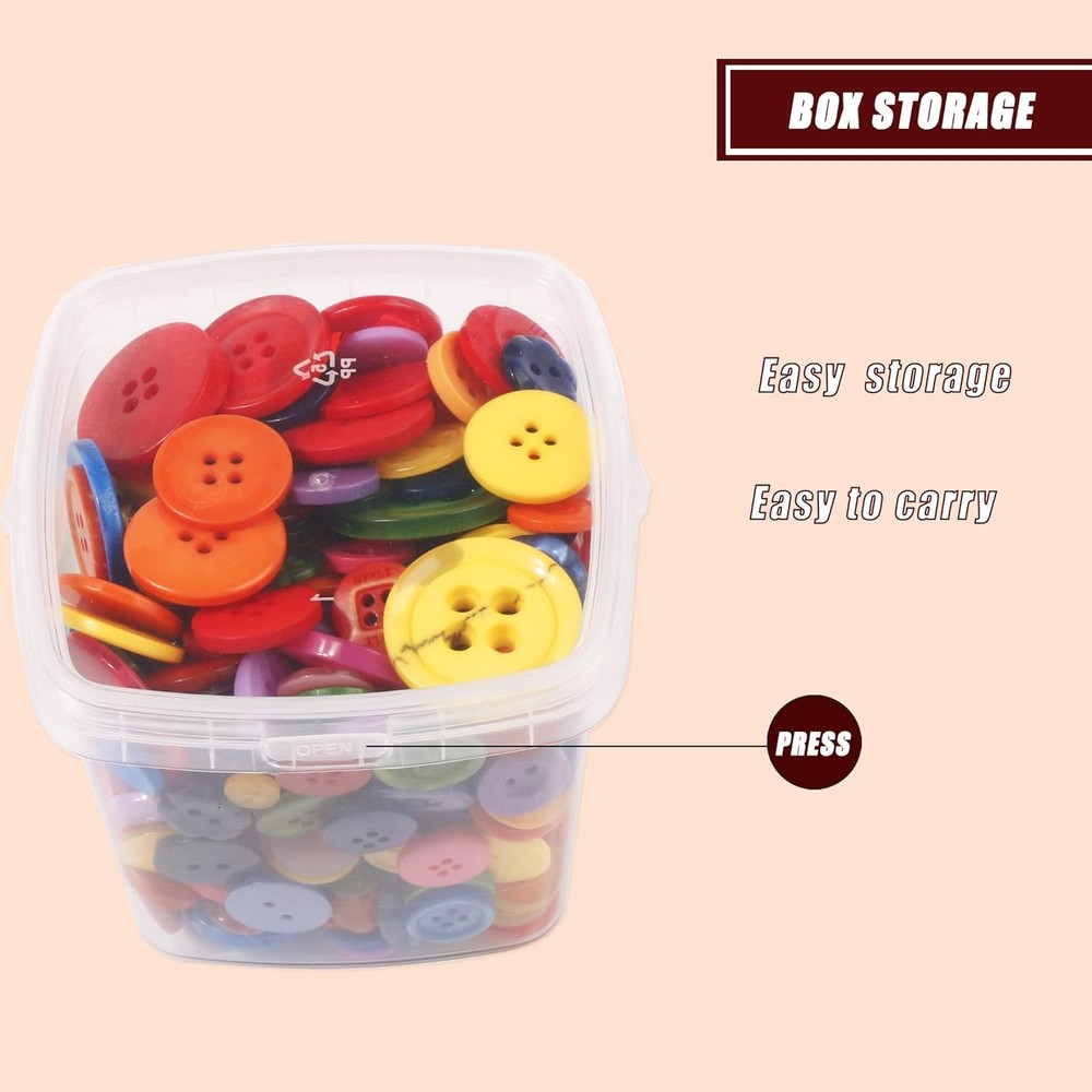 700pcs Buttons for Crafts, Assorted Size Iridescent for...