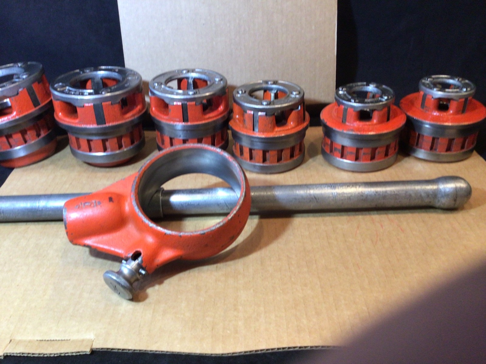 RIDGID 12 R PIPE THREADING DIE SET 1/2"-2", 6 Die Heads, FITS RIDGID 700 12R