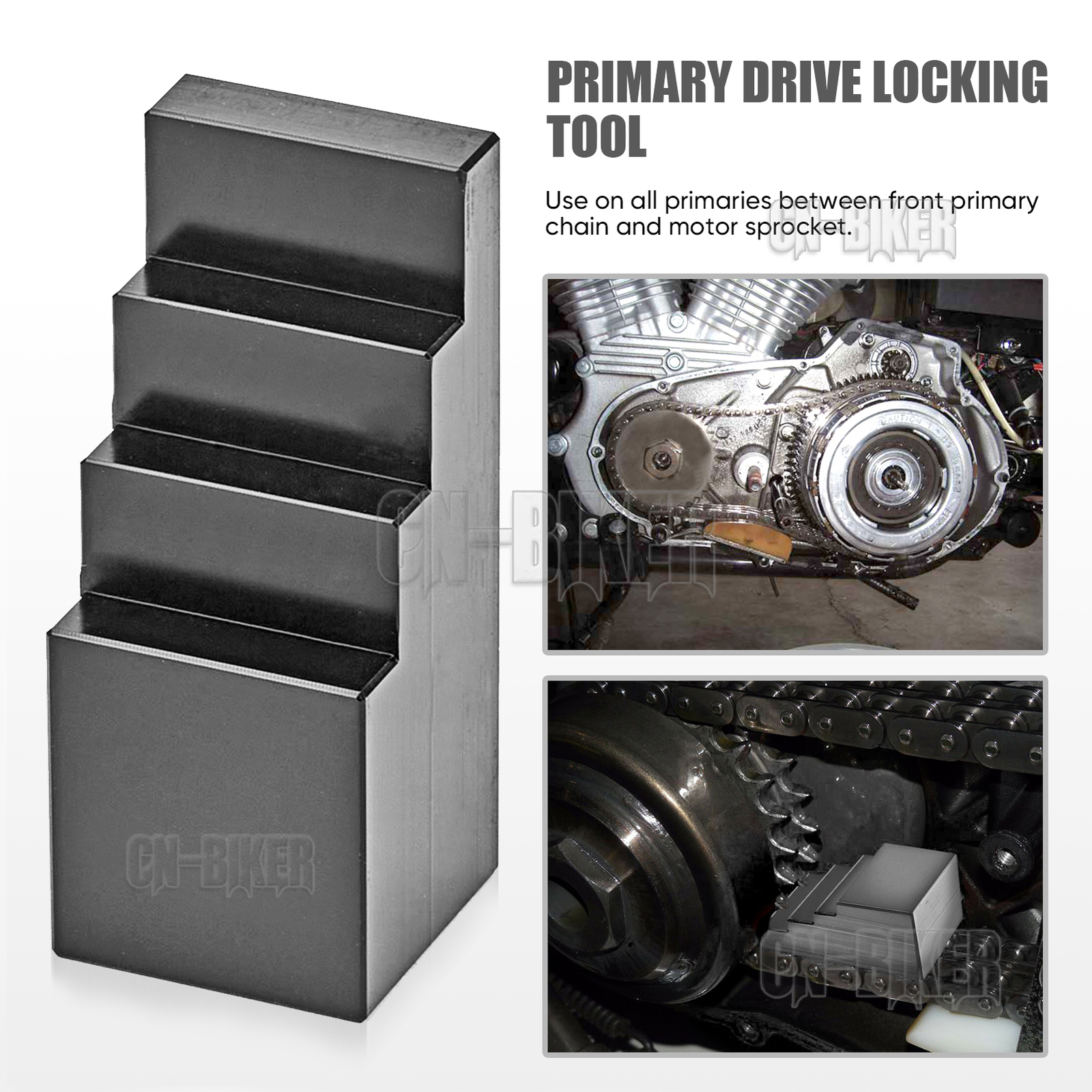 For Harley-Davidson Primary Drive Locking Tool Twin Cam Lock Hub Nut EVO Panhead