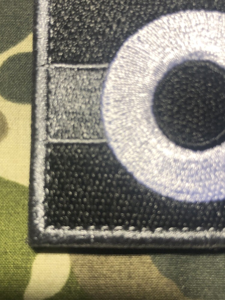 COLORADO STATE FLAG PATCH TACTICAL SUBDUED WITH HOOK BACK! BLACK GREY