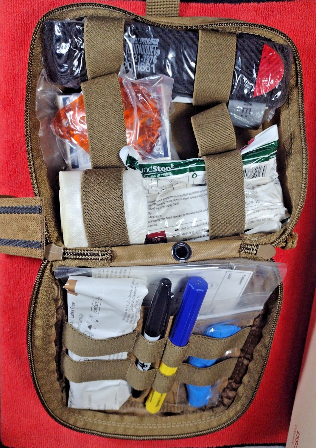 High Speed Gear USA IFAK JFAK TACTICAL MEDIC DROP LEG TRAUMA Kit NAR CAT G7 ++++