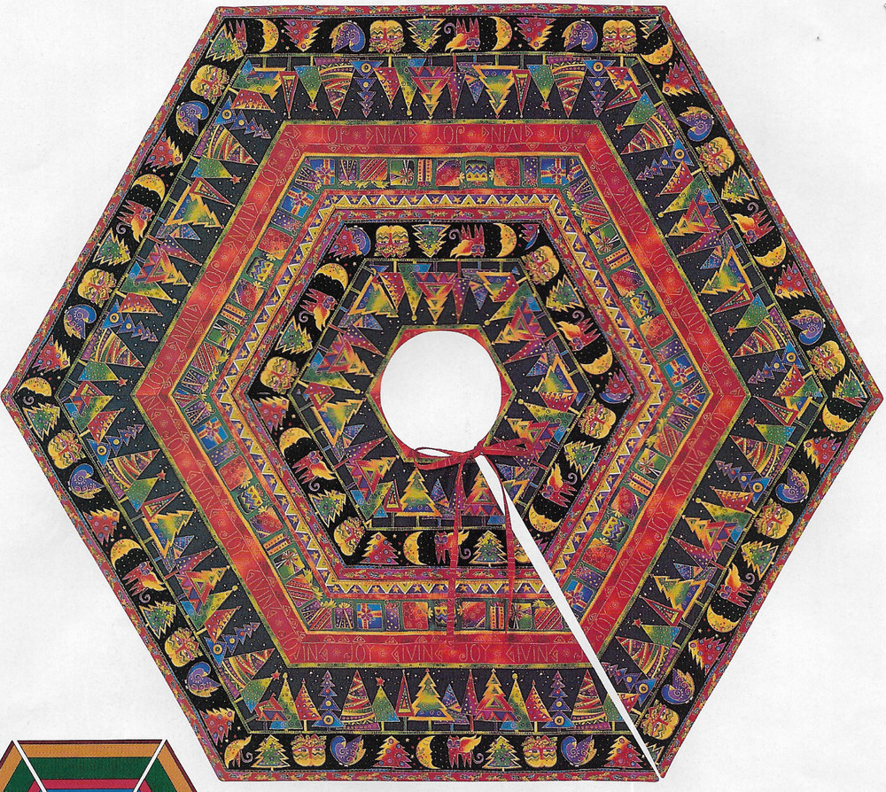 Starlight Tree Skirt quilting pattern instructions