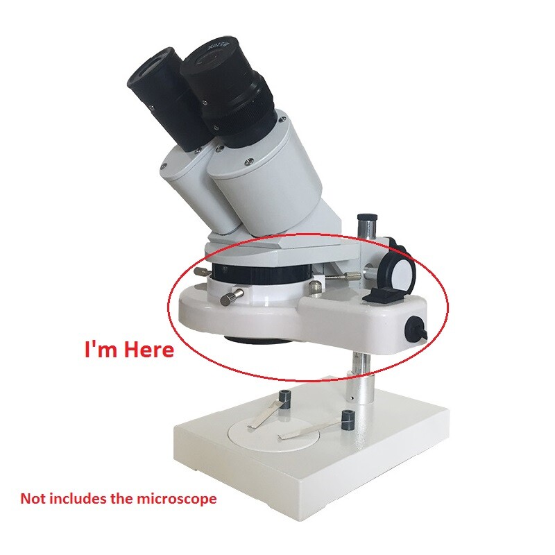 Stereo Microscope 8W Fluorescent Ring Lamp Light Illuminator 64mm Inner Diameter