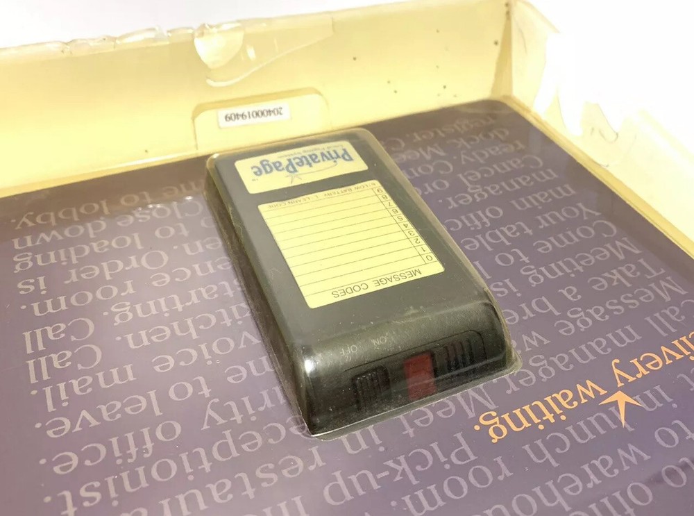 Command Communications Private Pager Wireless Model P01 NOS Sealed Paging System