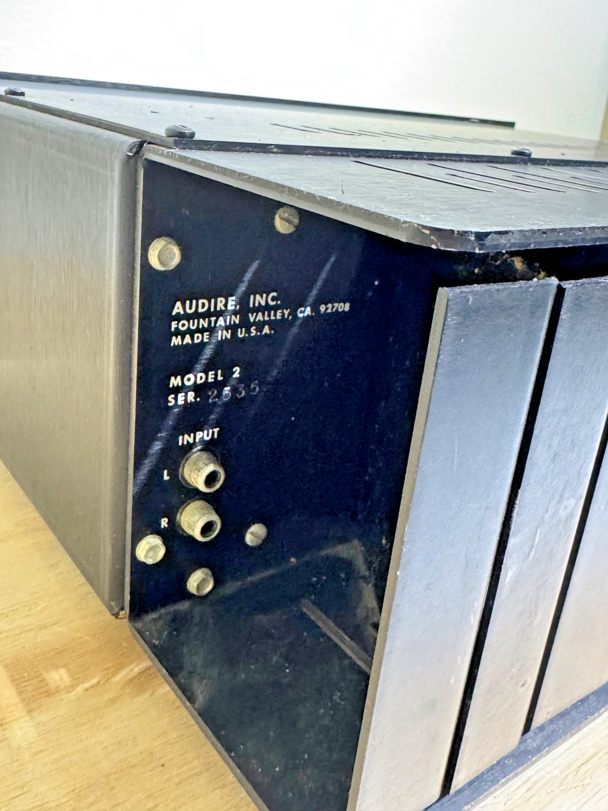 Vintage AUDIRE Model 2 Audiophile Amplifier | 1970s | Fountain Valley CA | AS-IS