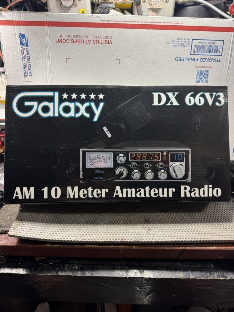 GALAXY 66V3 AM 10 METER RADIO   ALIGNED & TUNED FOR OPTIMUM PERFORMANCE !!!