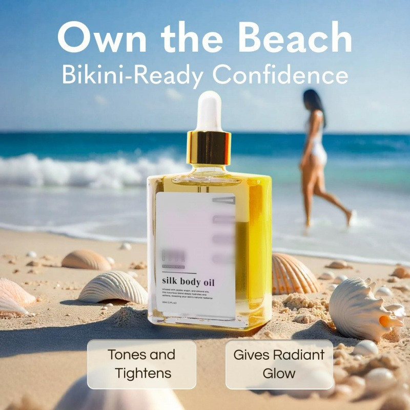 GODA Silk Body Oil Goda Perfume Oil Bath & Shower Oil Smooth Skin 1.7oz EXP 2027