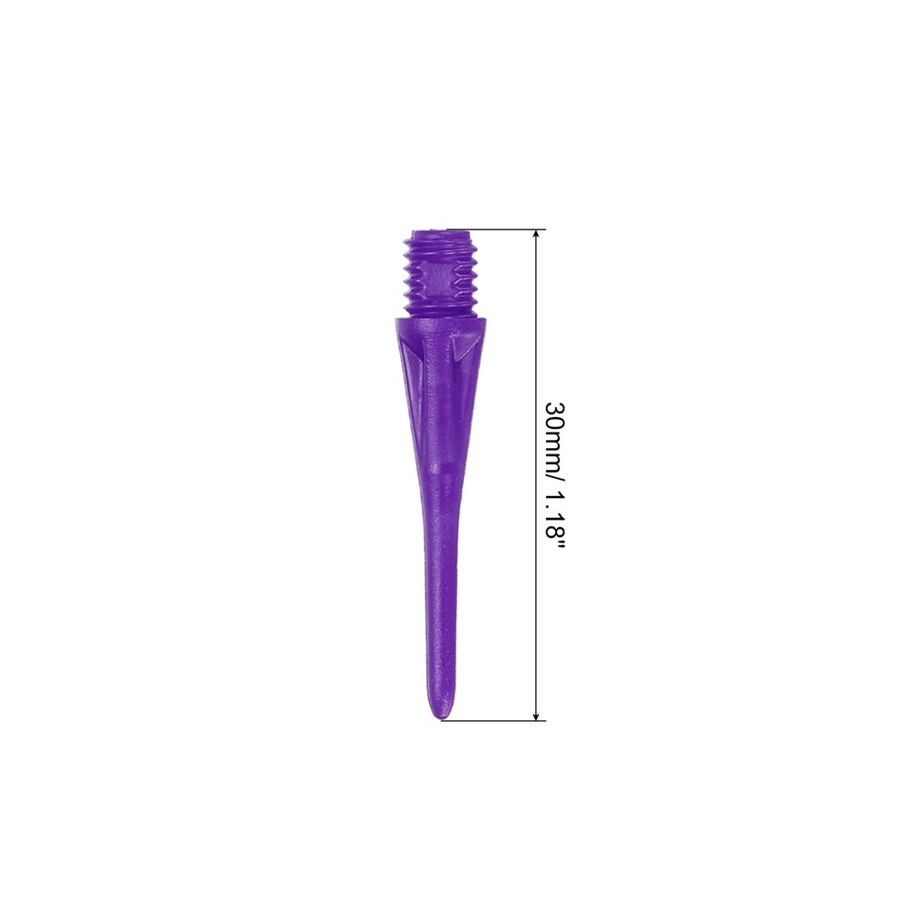 PATIKIL Plastic Dart Tips 2BA Thread Soft Dart Tips Replacement Plastic Tip S...