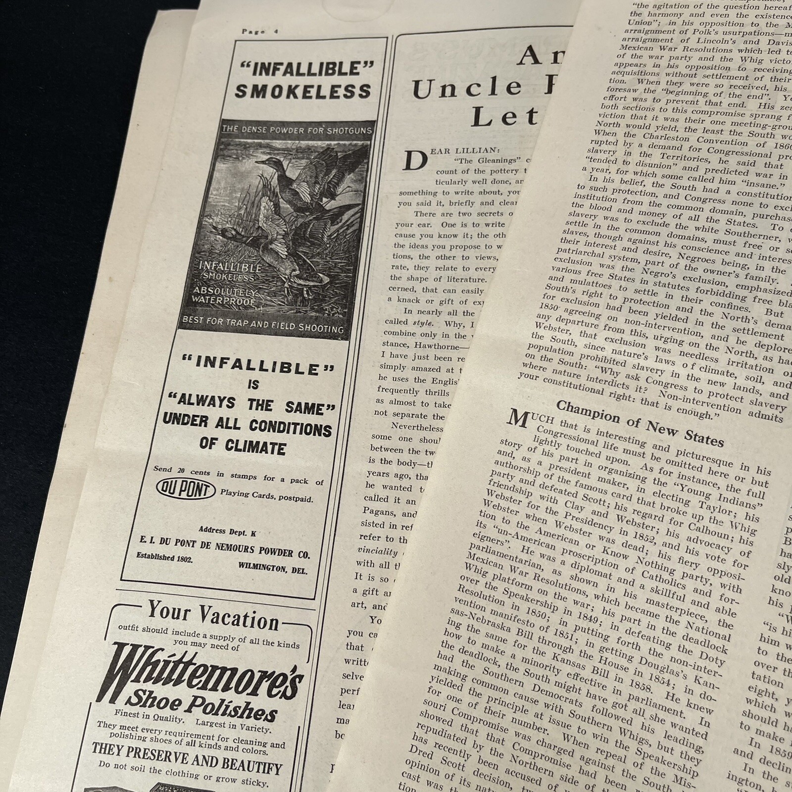 1910, August, Uncle Remus Home Magazine Vintage Paper Disney