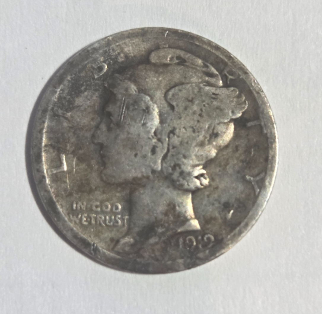 1919 S Mercury Dime