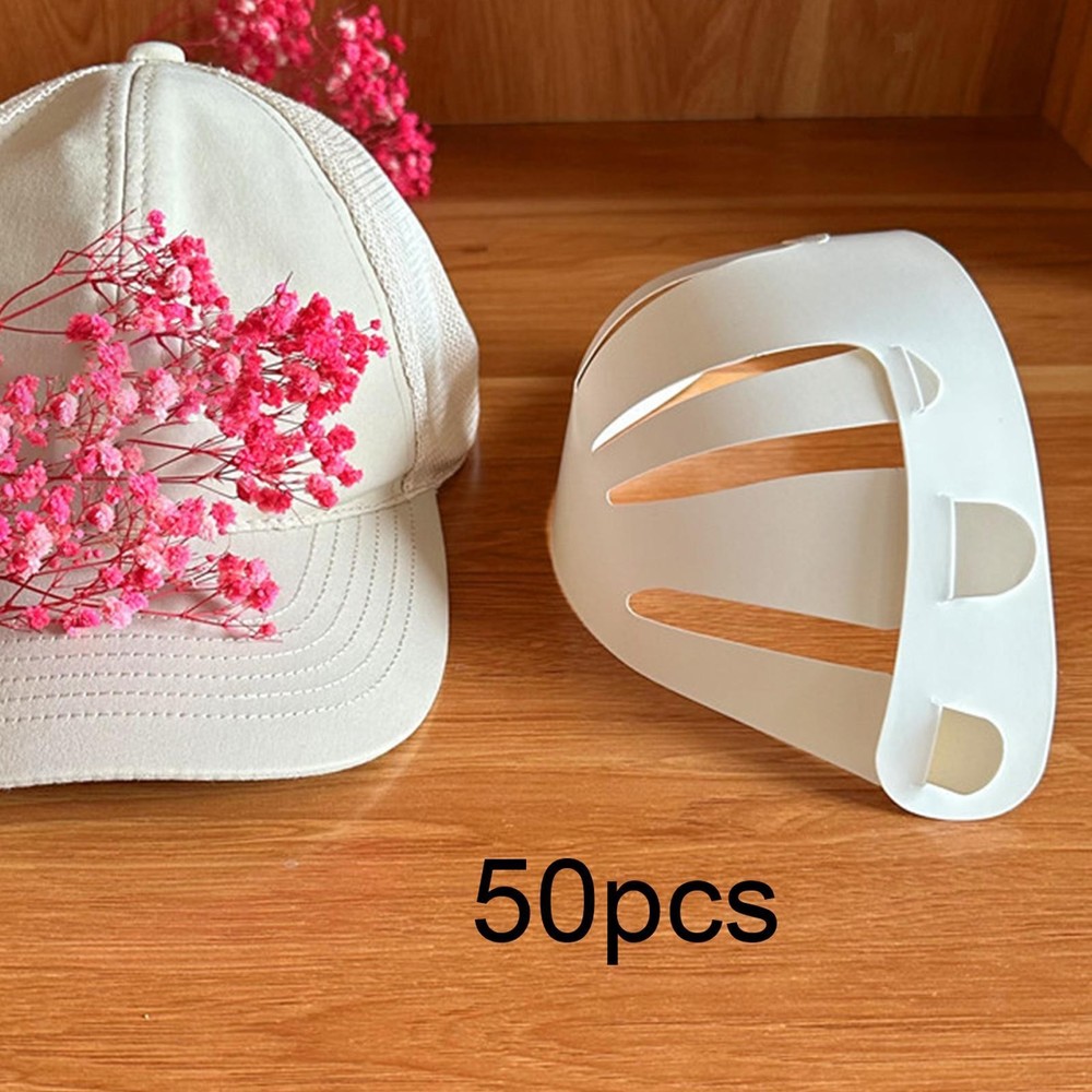 50Pcs Baseball Cap Inserts Comfortable Easy to Use Lightweight Cap Inner Liners