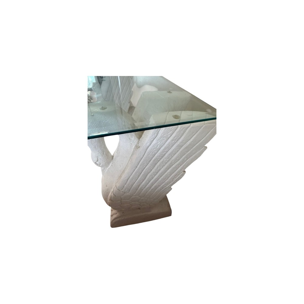 Beautiful 1980s Postmodern Swans console / entry table