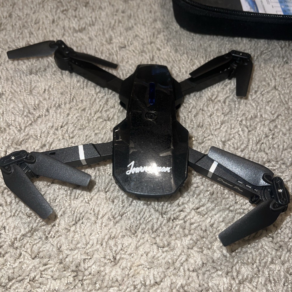 New Journeyman Mini Drone with Camera–Foldable Quadcopter with Case No Box