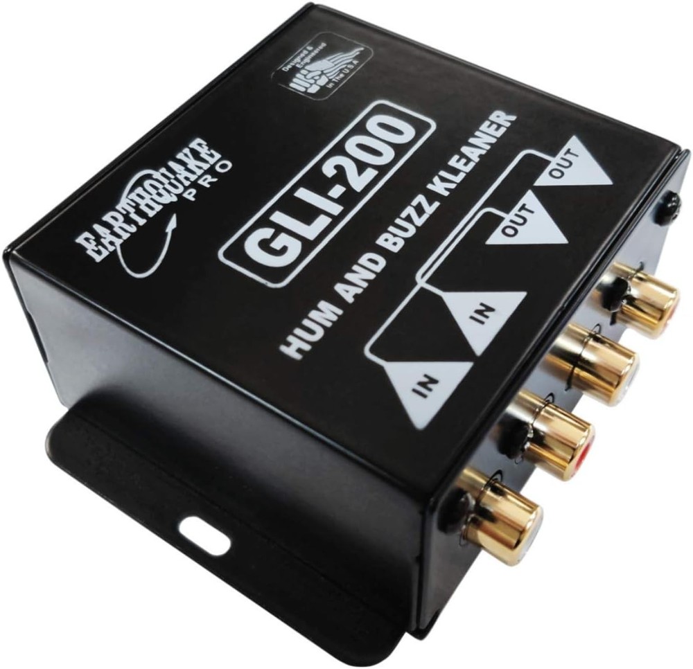 Ground Loop Isolator RCA Hum Buzz Eliminator for Audio Systems
