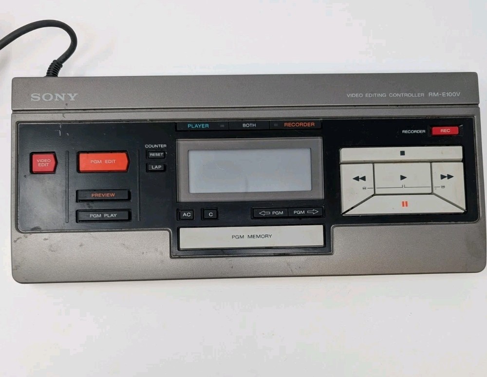 SONY VIDEO EDITING CONTROLLER RM-E100V