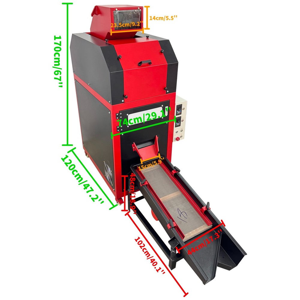 Automatic Copper Wire Granulator Waste Copper Wire Recycling Machine 220V 1PH