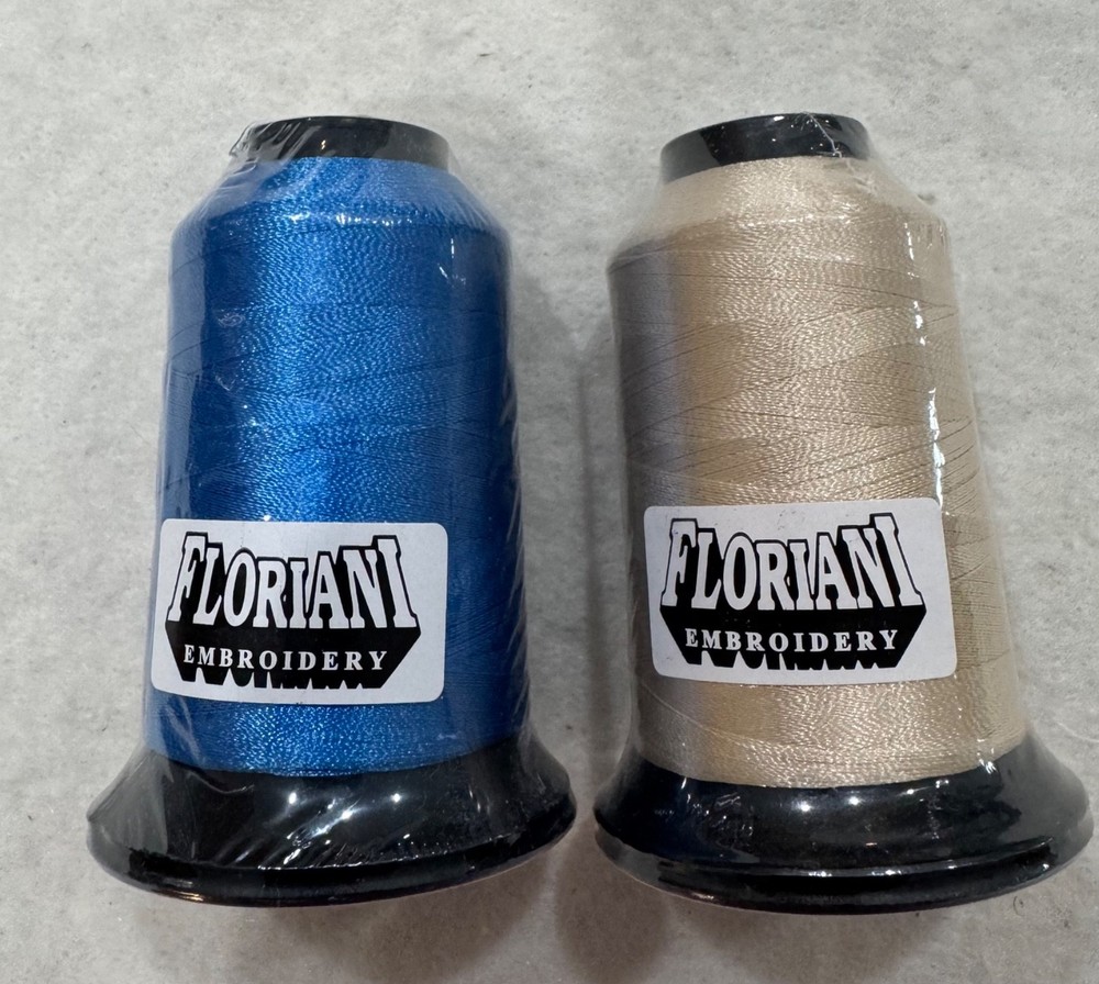 Floriani Embroidery Thread 10 New Spools Polyester Multiple Colors