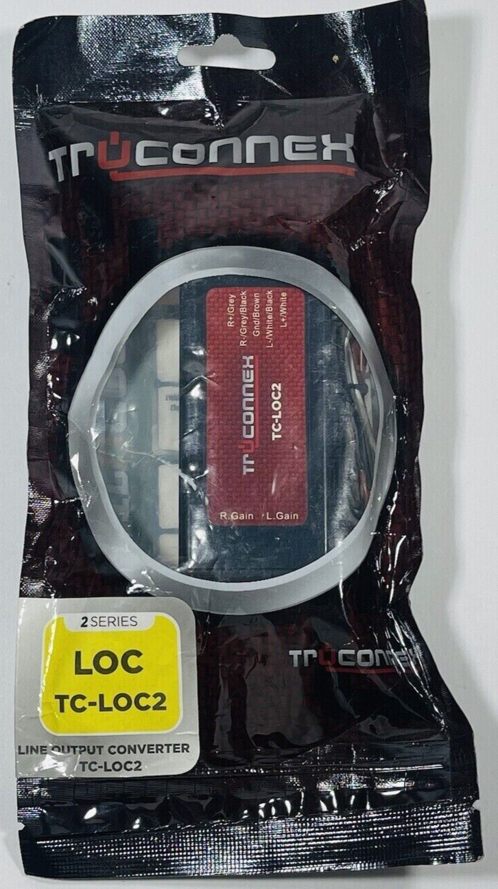 Sealed New: Truconnex Metra Two Channel Line Output Converter Black TC-LOC2