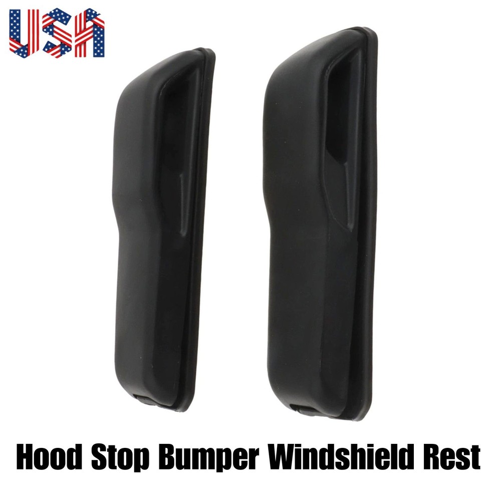 Black 2x Windshield Hold Down Bracket for Jeep Wrangler Gladiator 68307300AC