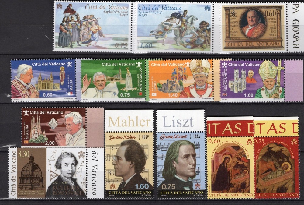 2011 Vaticano annata   Cpl MNH