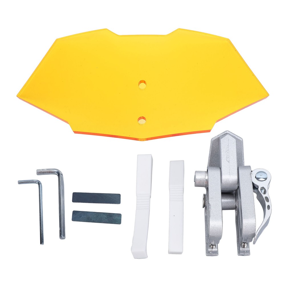 Motorcycle Acrylic Heightened Adjustable Clip On Wind Deflector NTVF