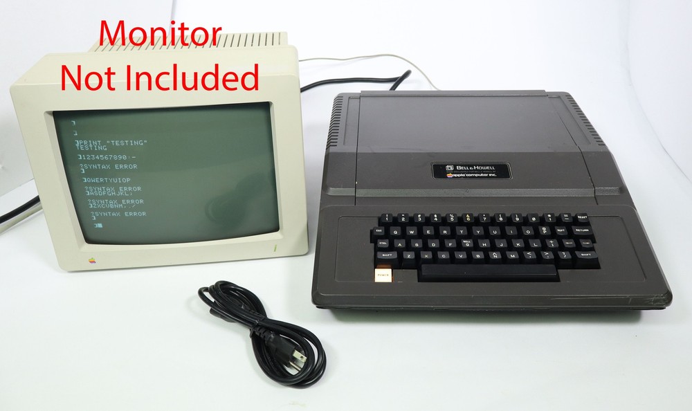 Bell & Howell Apple II Plus Computer cleaned, tested and working