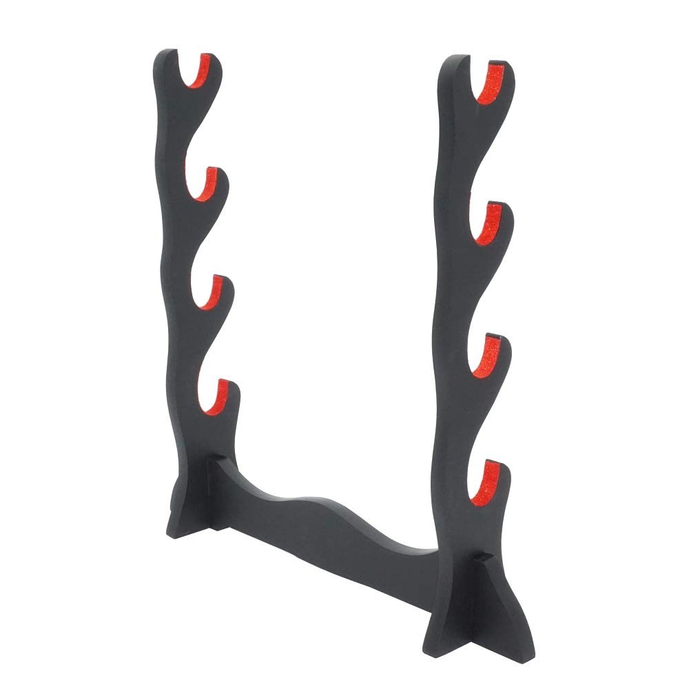 Velvet Sword Stand Holder Katana Display Rack Protective Base