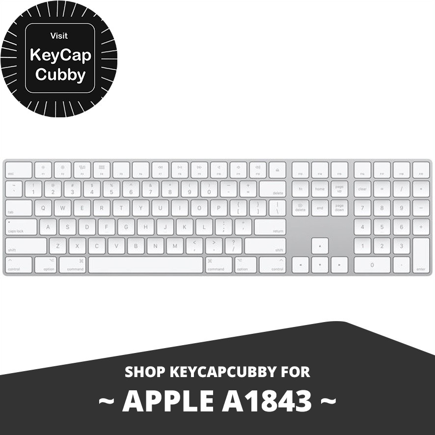 Replacement Keys For Apple Wireless Keyboard A1843 Individual Key & Hinge Spring
