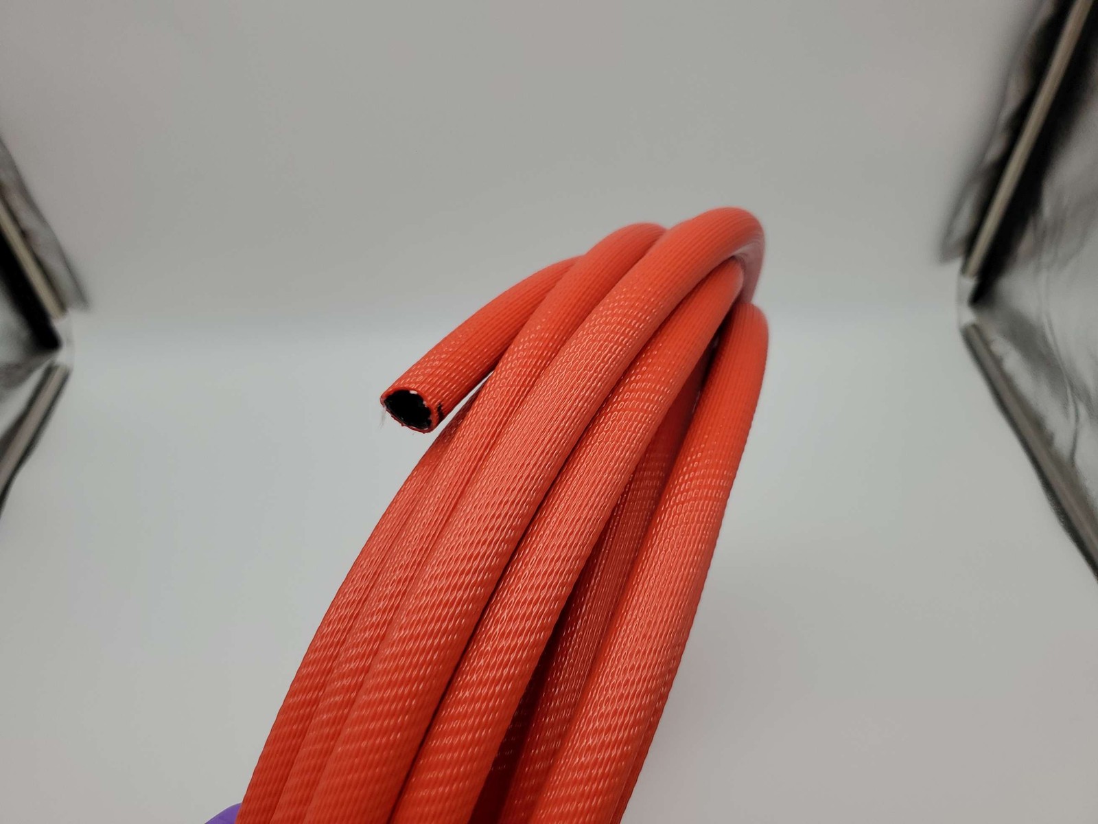3/8" PVC Spray Hose 50FT 600PSI Water, Air, Chemicals Unisource 1360-038 Orange