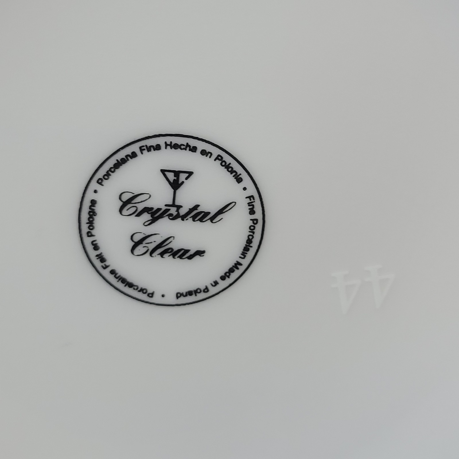 Crystal Clear Porcelain Teapot Pink Roses Gold Trim Poland Floral Tea Pot